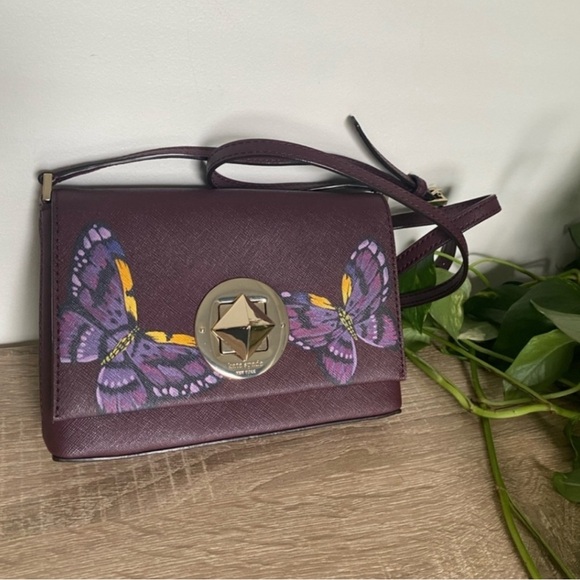 EUC butterfly Kate Spade purse - Picture 3 of 6